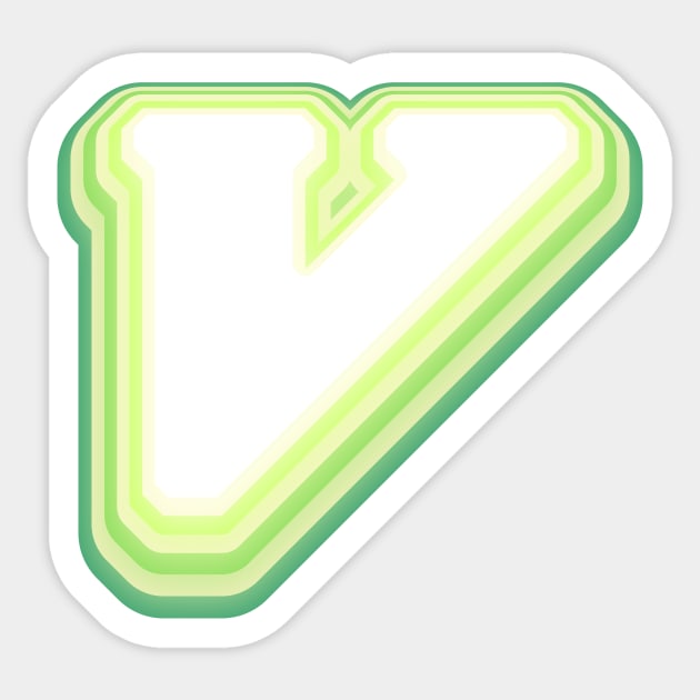 Vim Retro Sticker by astrellonart